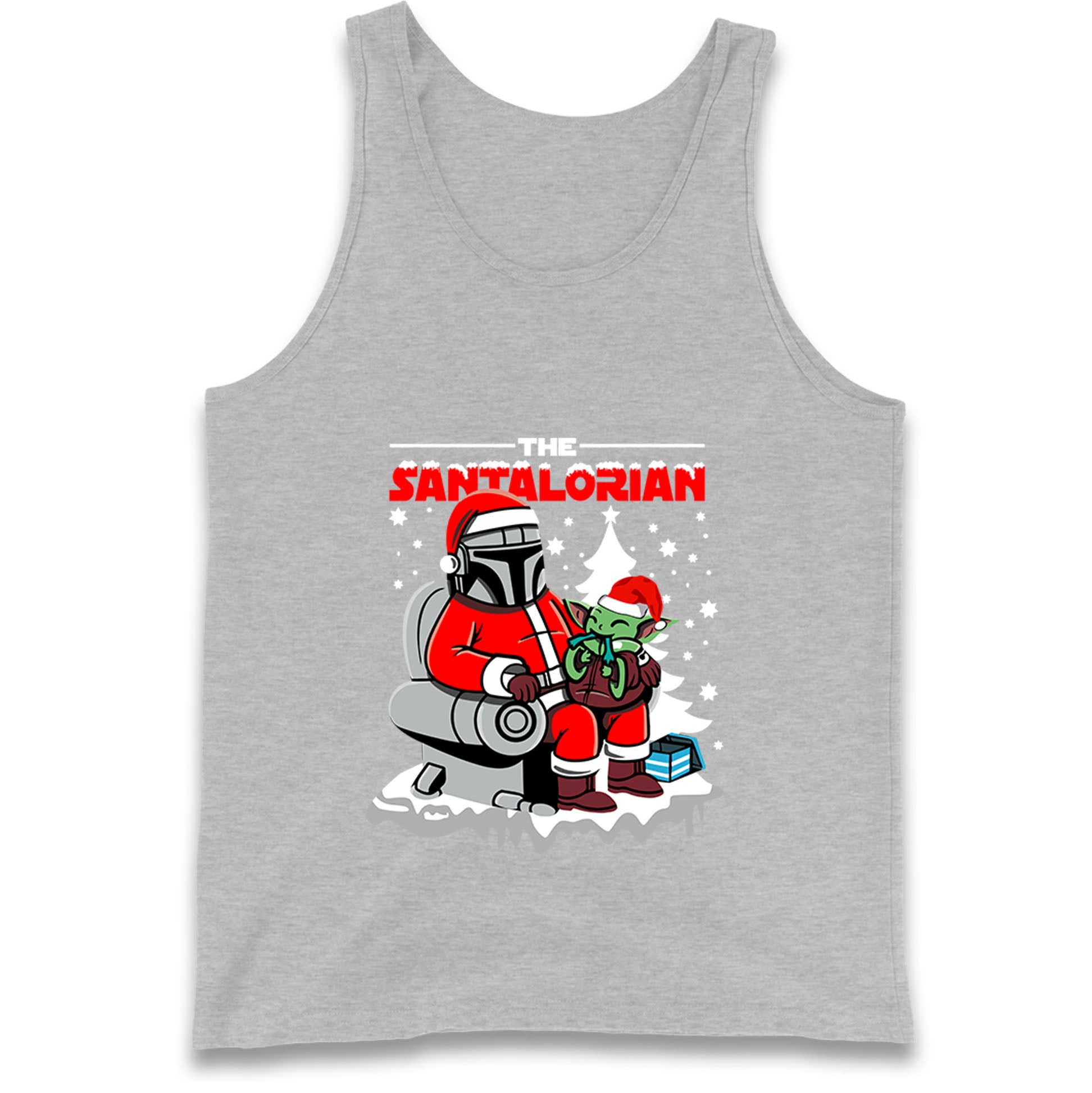 Mandalorian Christmas Tank Top