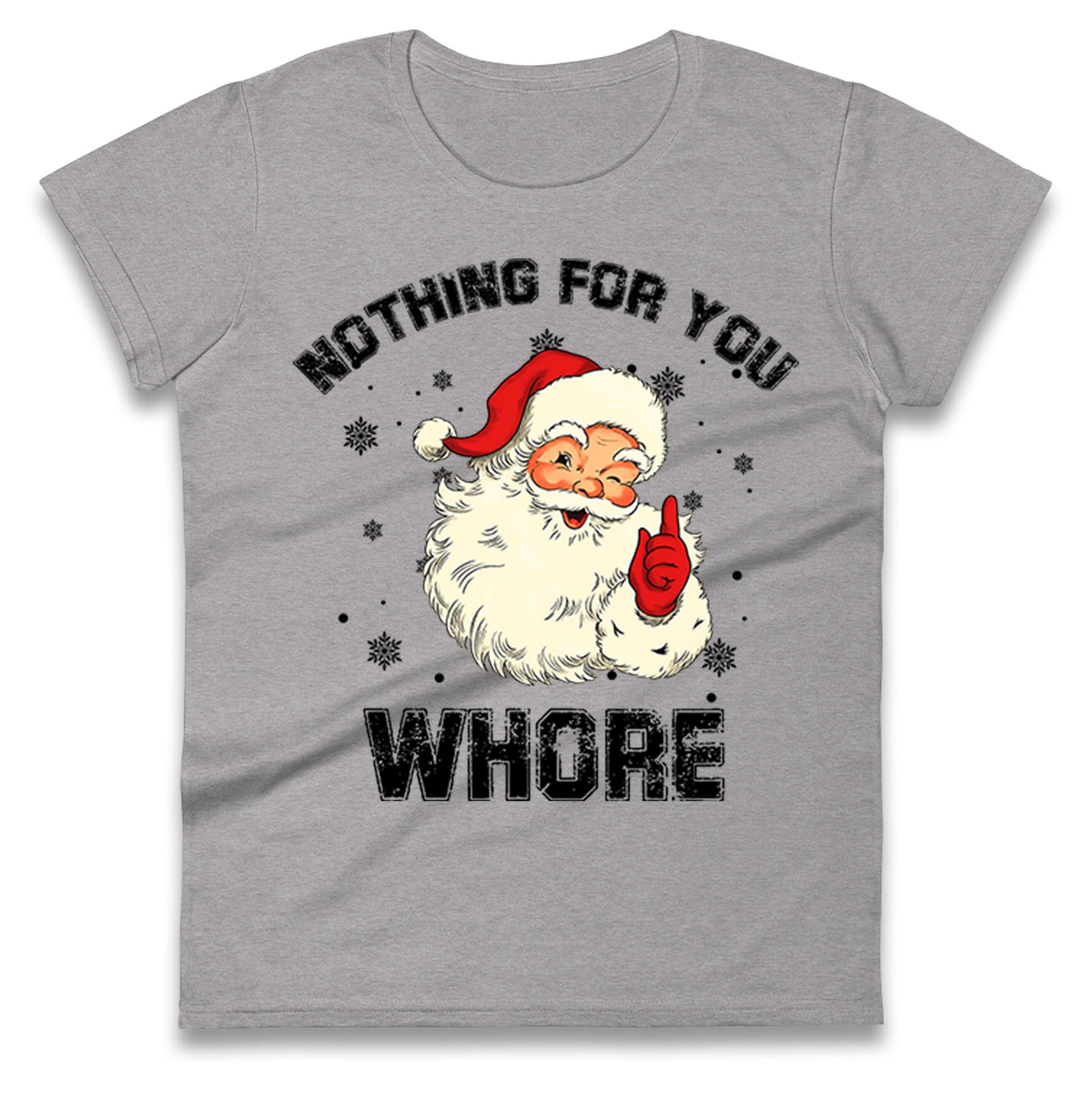 Christmas Whore Ladies T Shirt