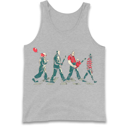 Horror Characters Friends Spoof Halloween Tank Top
