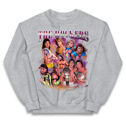 Retro The Rockers Bootleg Wrestling Kids Jumper