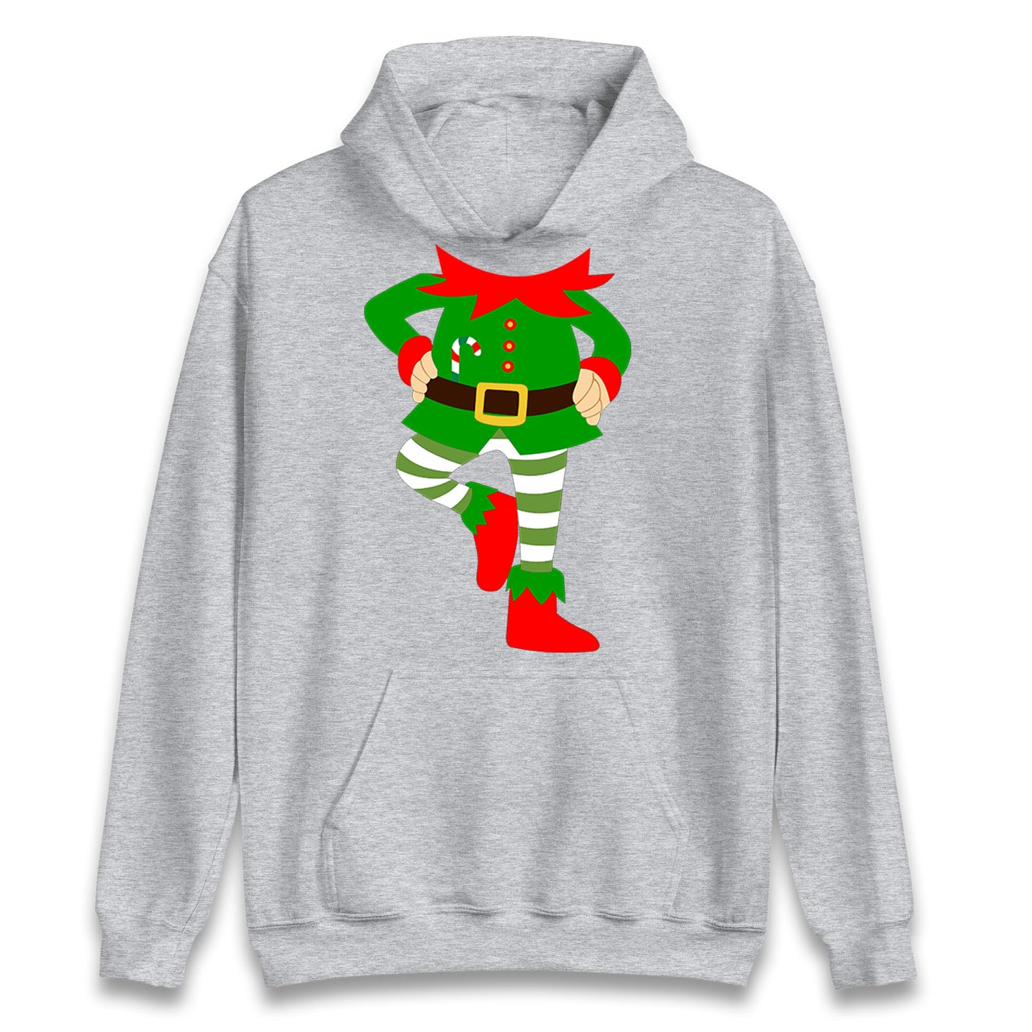 Personalise Christmas Party Wear Elf Unisex Hoodie