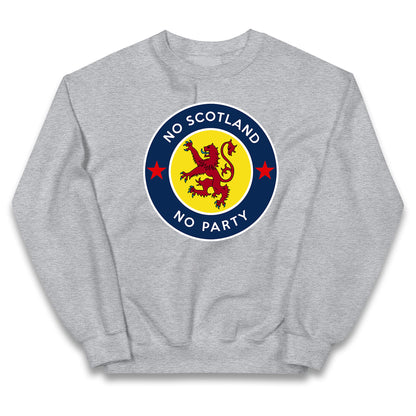 No Scotland No Party Kids Jumper