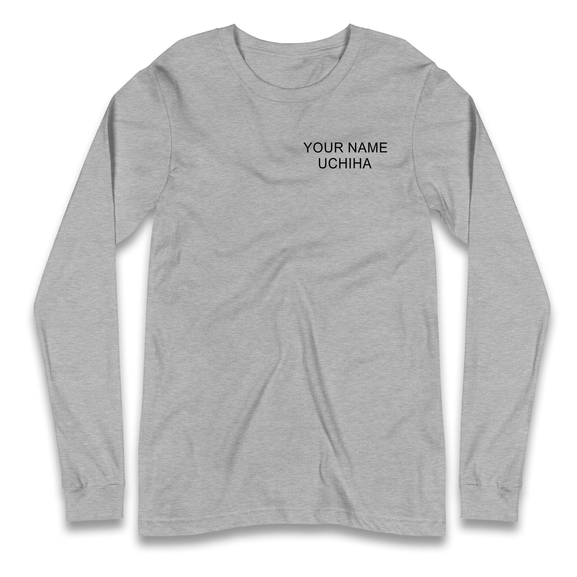 Uchiha Clan Logo Long Sleeve T Shirt