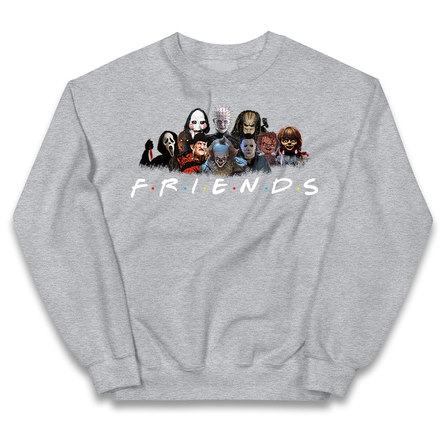 Horror Characters Friends Halloween Kids Jumper