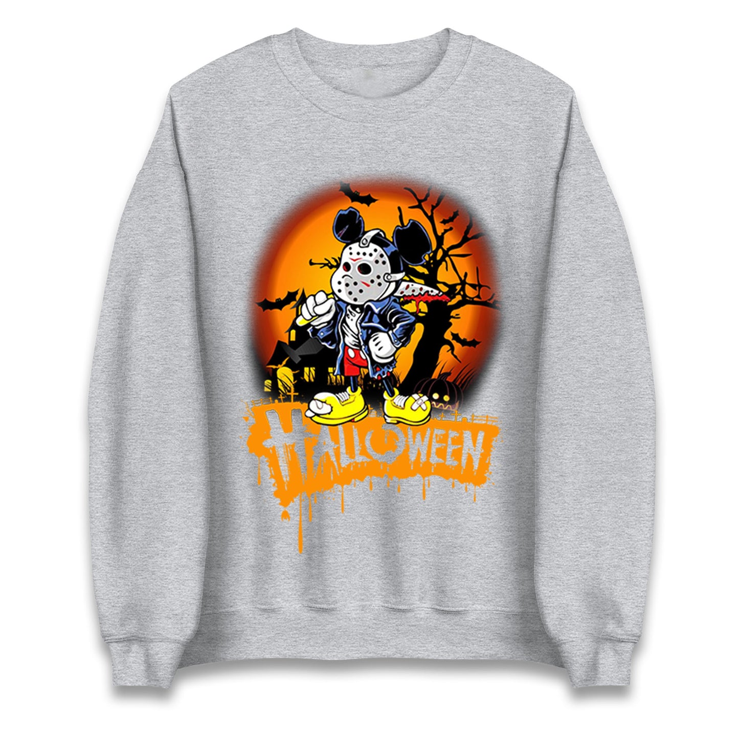 Mickey Mouse Haunted Halloween Sweatshirt
