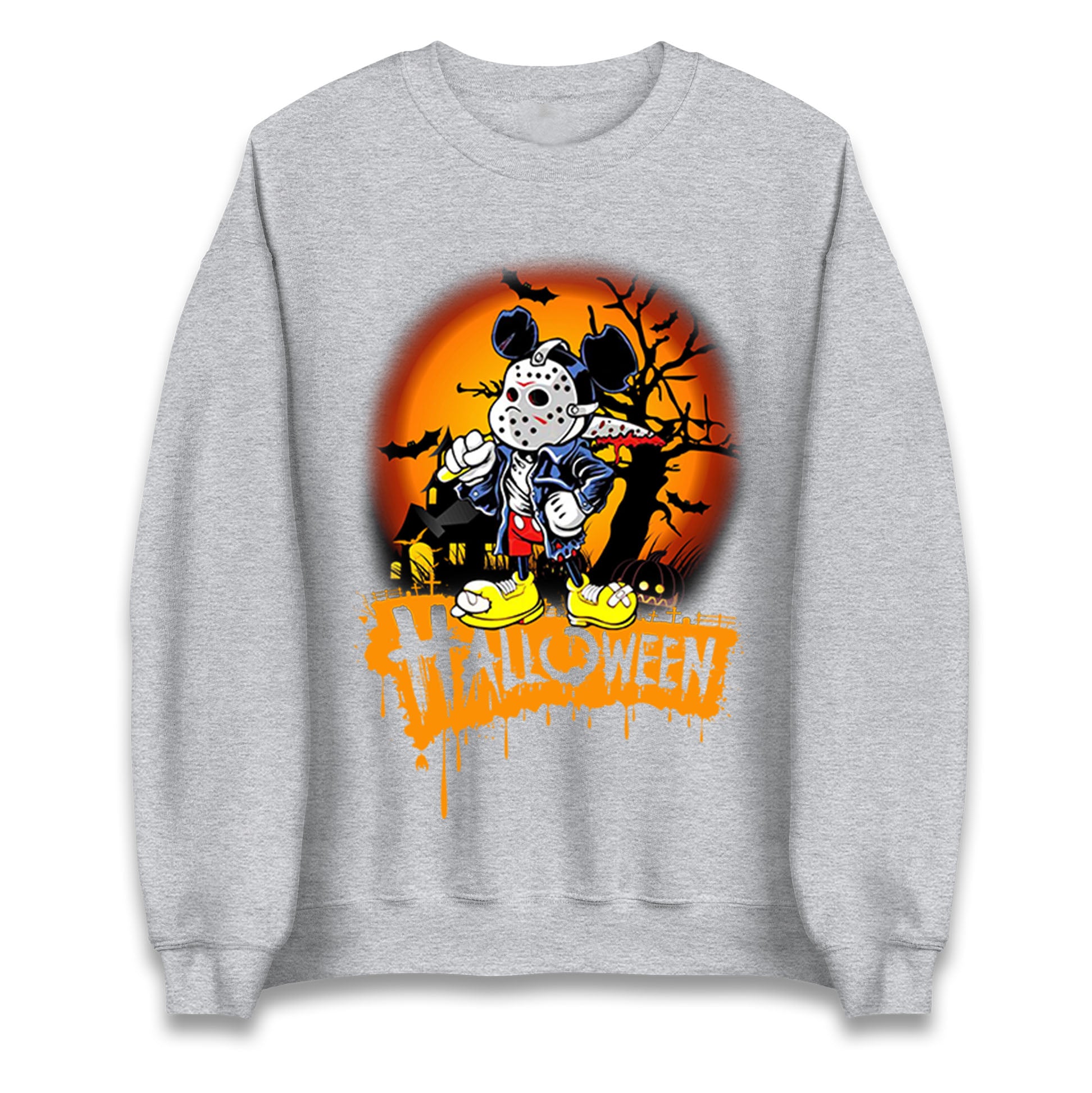 Mickey Mouse Haunted Halloween Sweatshirt
