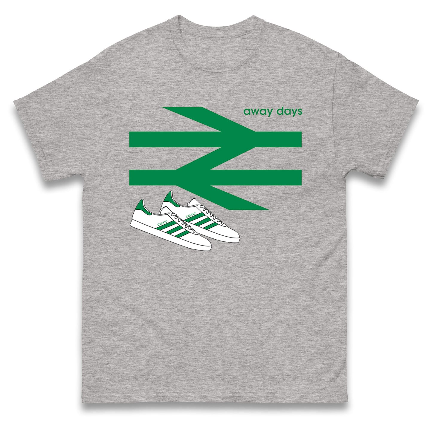 Away Days Celtic Football Club Supporter Mens Tee Top