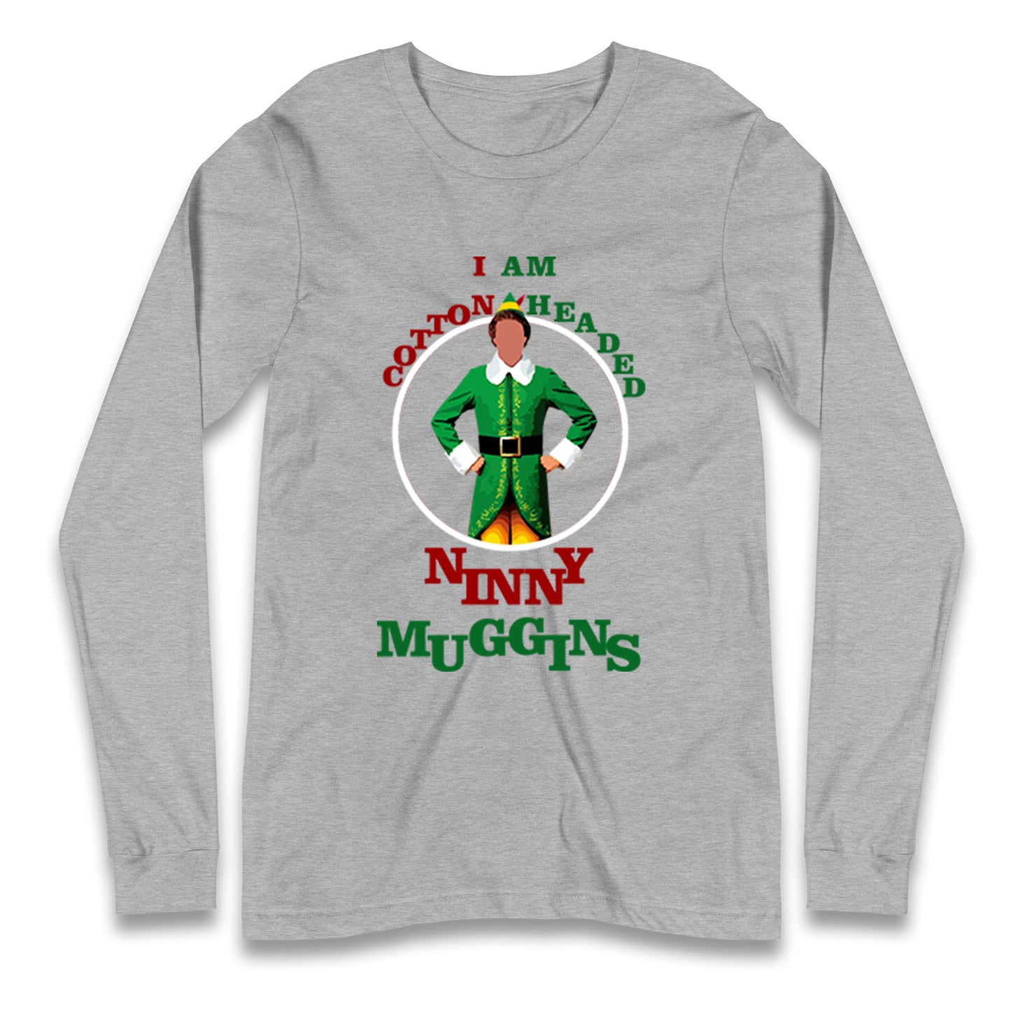 Christmas Patrick Baynham Elf Long Sleeve T Shirt