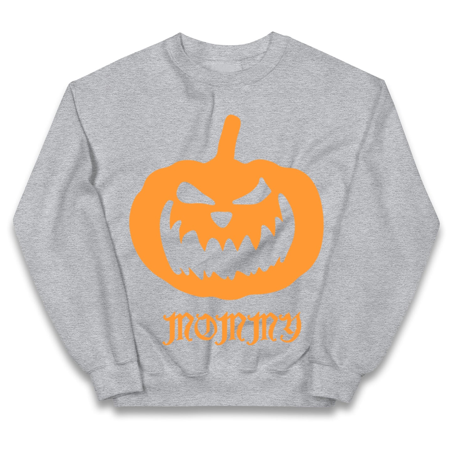 Scary Pumpkin Mommy Halloween Jumper
