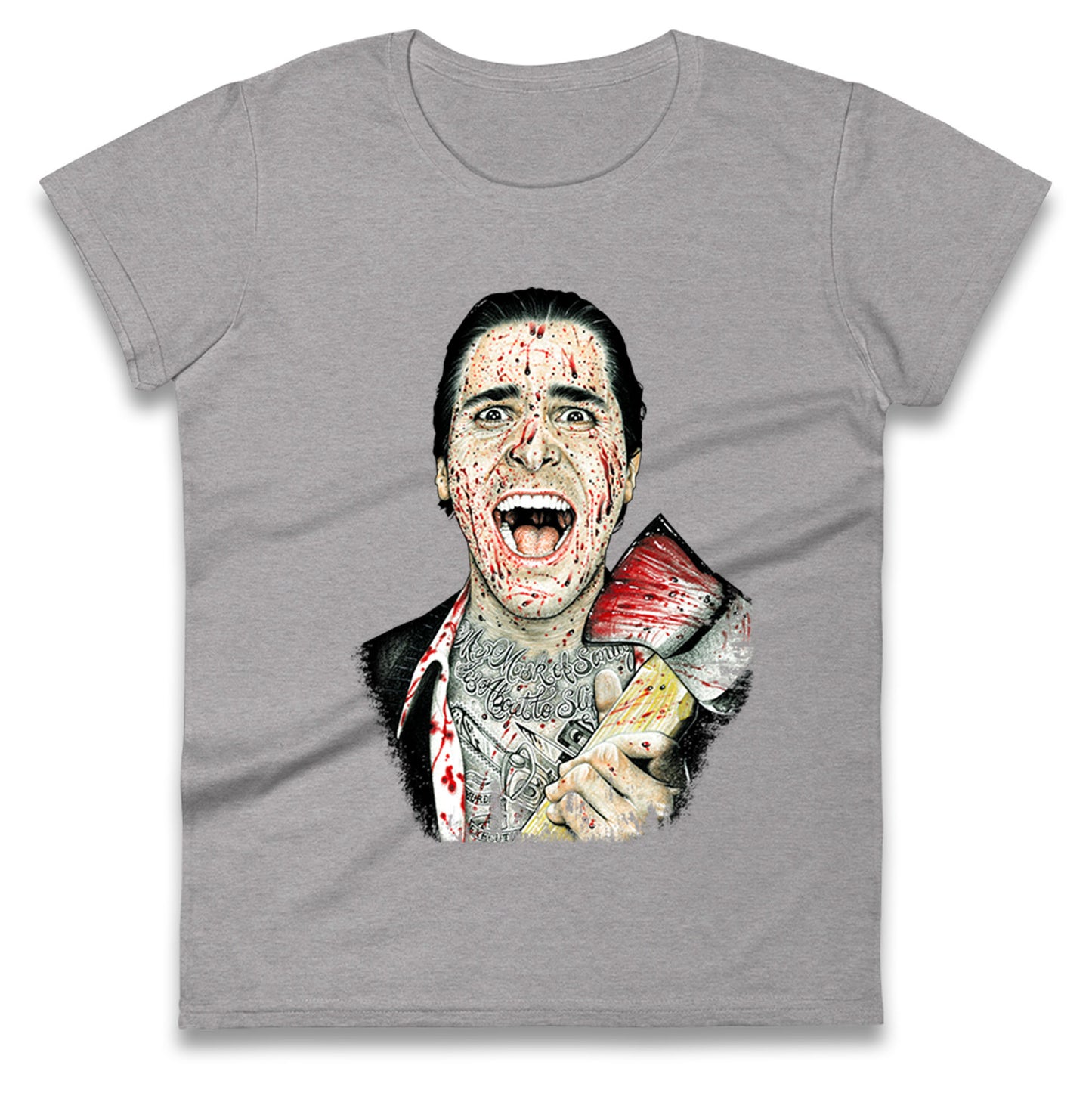 American Psycho Halloween Womens t shirt