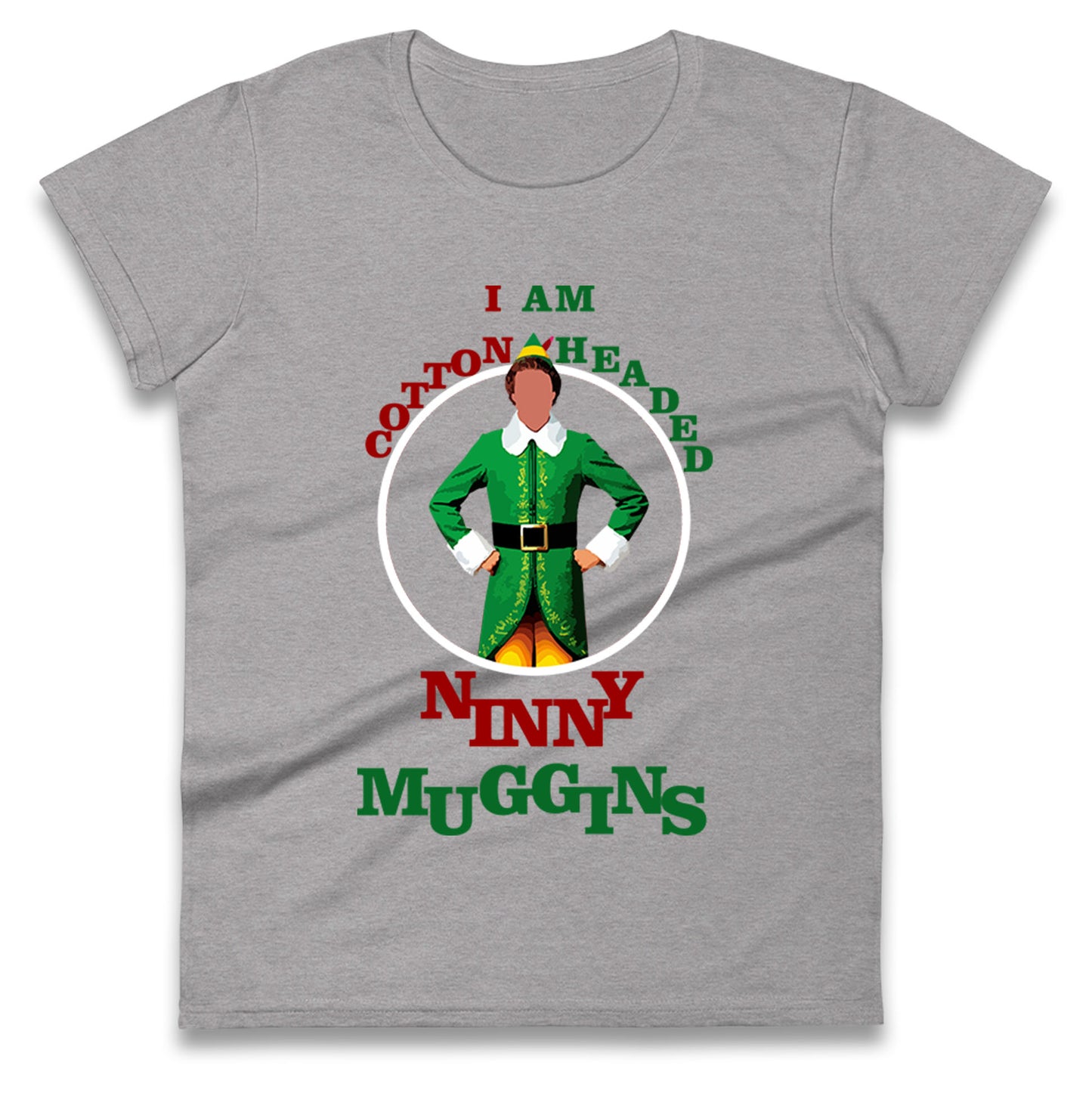 Christmas Patrick Baynham Elf Womens t shirt