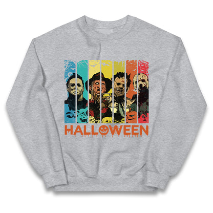 Vintage Villains Halloween Kids Jumper