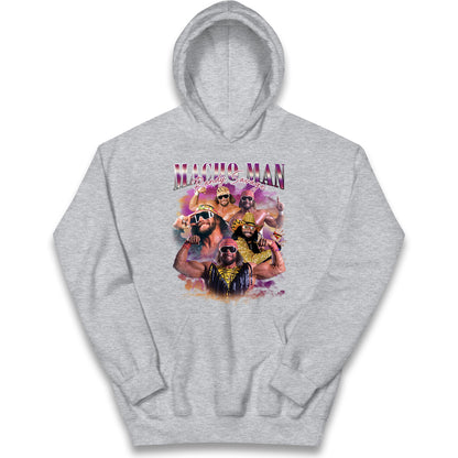 Macho Man Bootleg Kids Hoodie