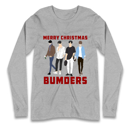Merry Christmas Bumders The Inbetweeners Long Sleeve T Shirt