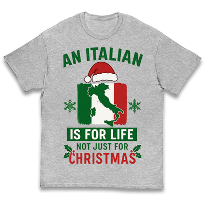 Italian Christmas Kids T Shirt