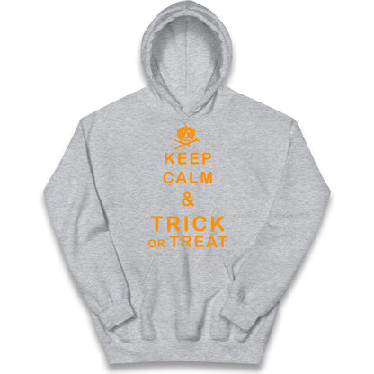 Keep Calm And Trick Or Treat Halloween Hoodie
