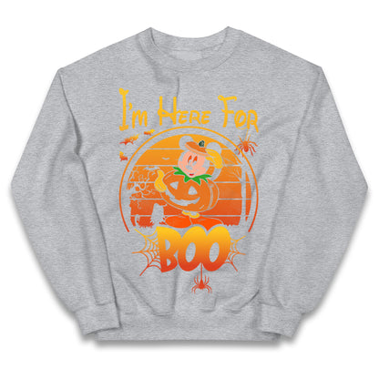 Mickey Mouse Im Here For Boo Halloween Jumper
