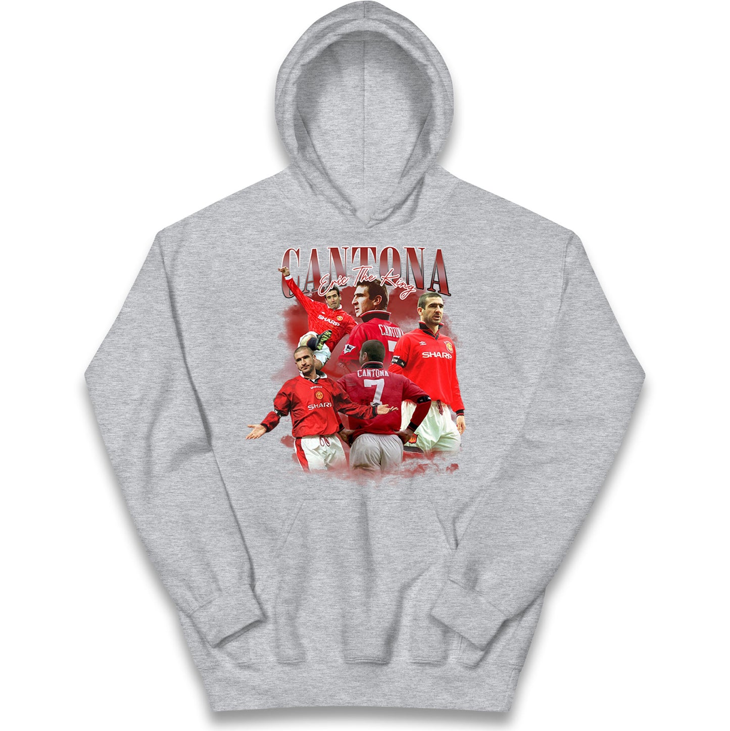 Retro Cantona Bootleg Football Kids Hoodie