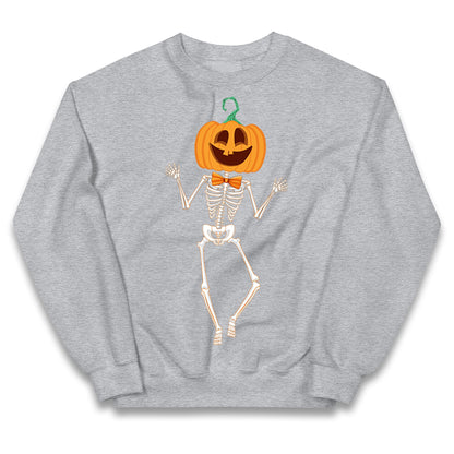 Pumpkin Skeleton Halloween Jumper
