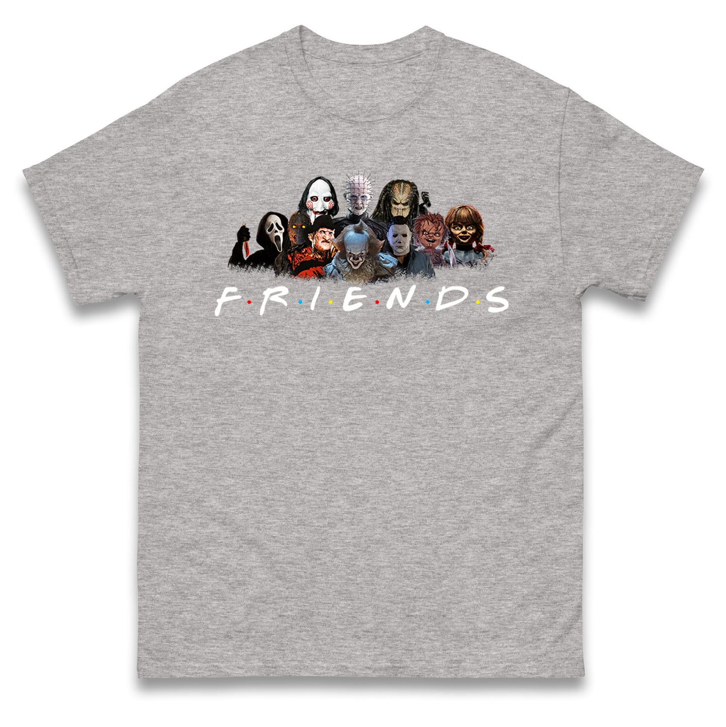 Horror Characters Friends Halloween t shirts
