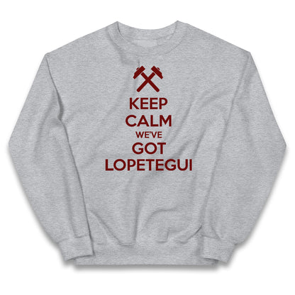Keep Calm We've Got Lopetegui Kids Jumper