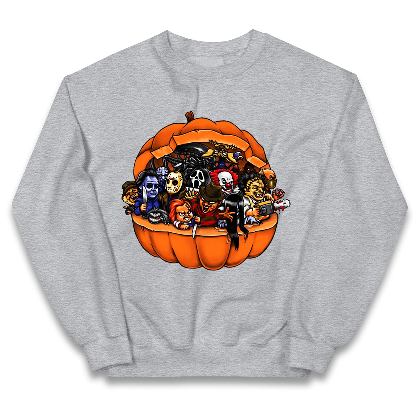Super Villains Horror Friends Halloween Jumper