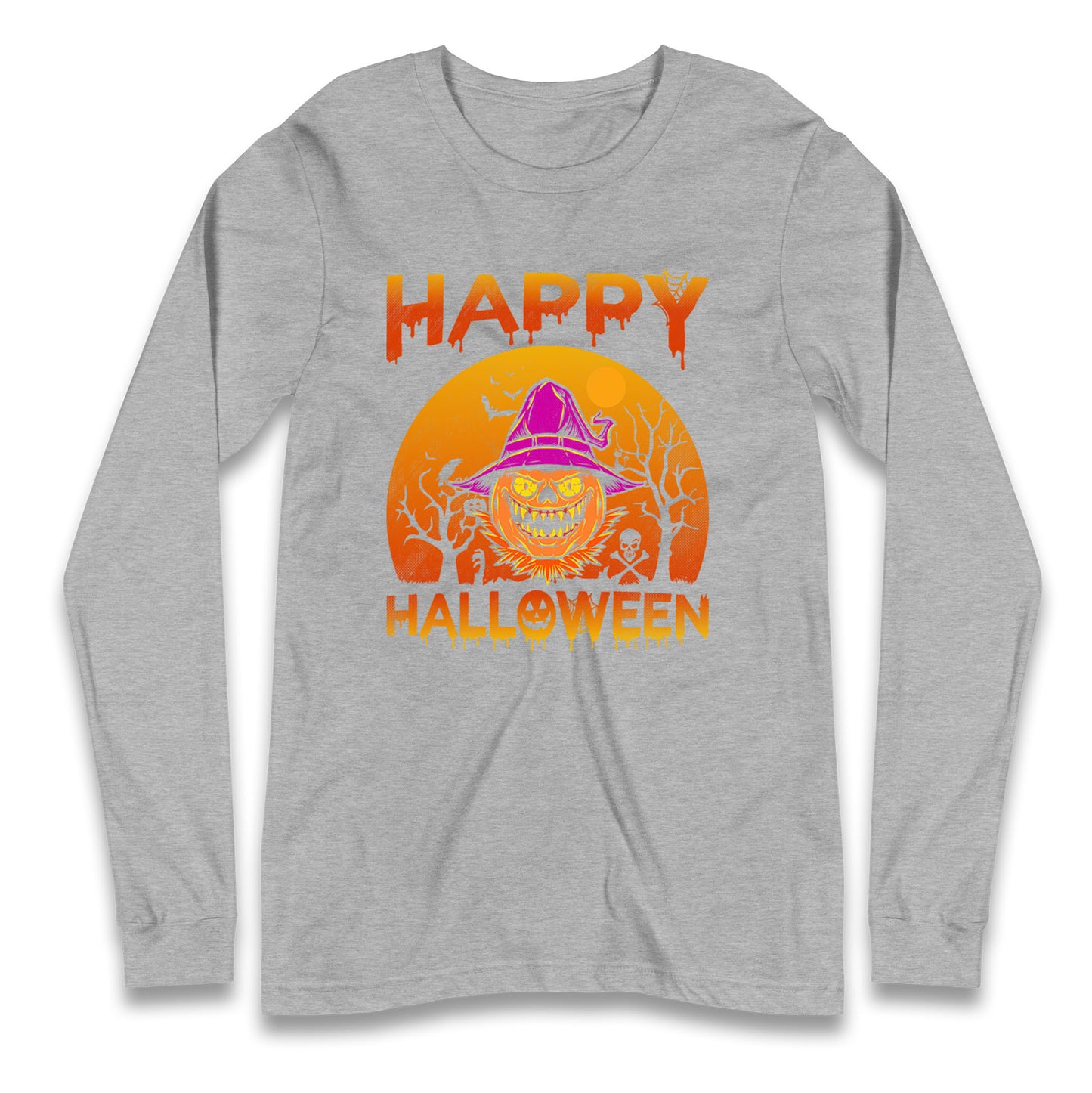 Happy Halloween Pumpkin Witch T Shirt
