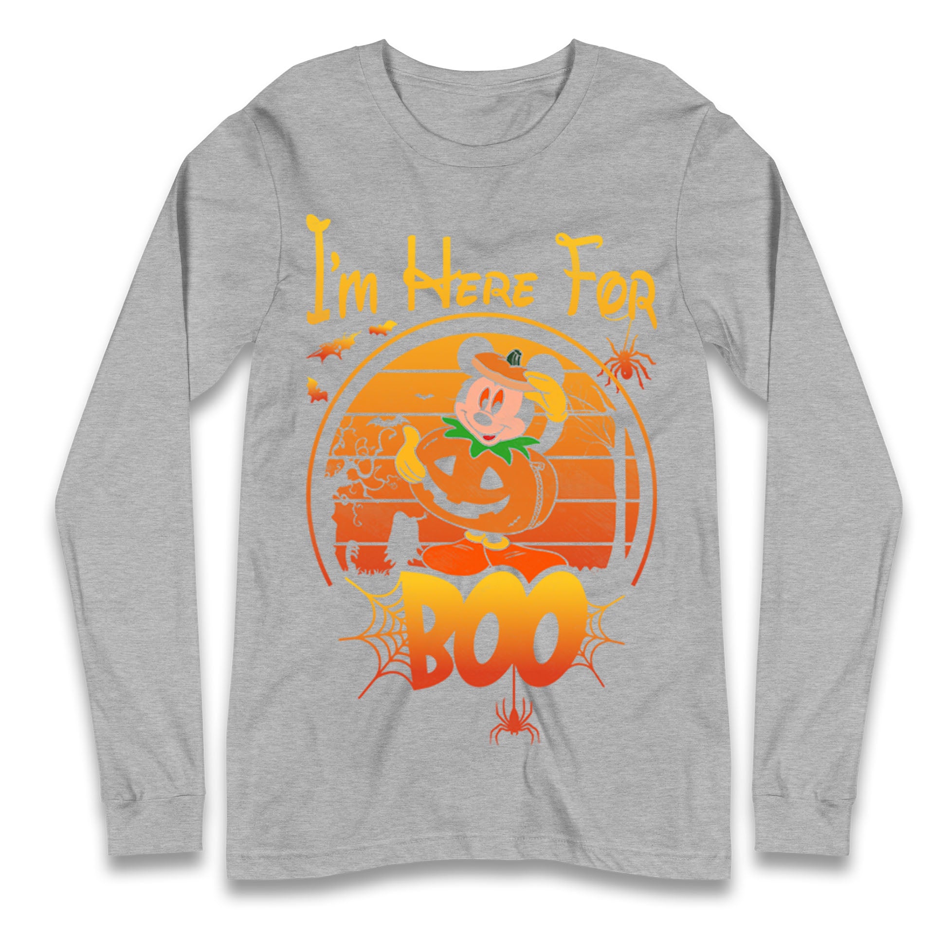 Mickey Mouse Im Here For Boo Halloween T Shirt

