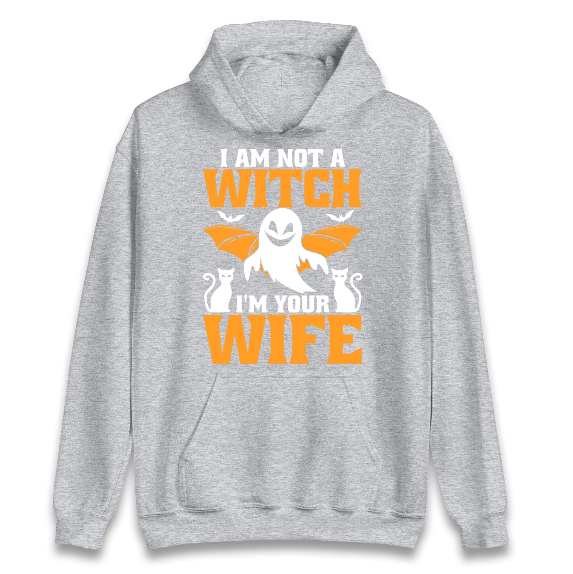 Im Not A Witch Im Your Wife Halloween Hoodie
