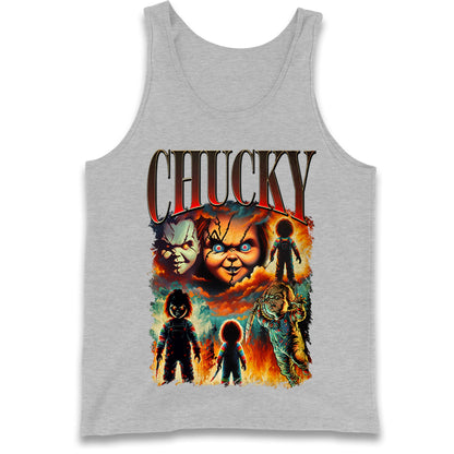 Chucky Doll Halloween Bootleg Tank Top