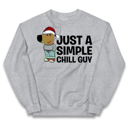 chill guy christmas jumper