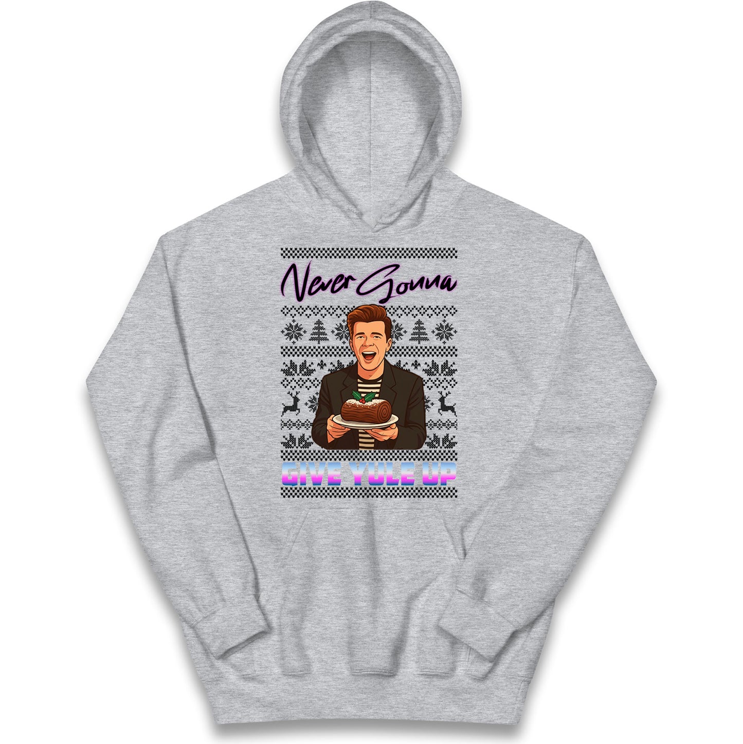 Rick Astley Christmas Kids Hoodie