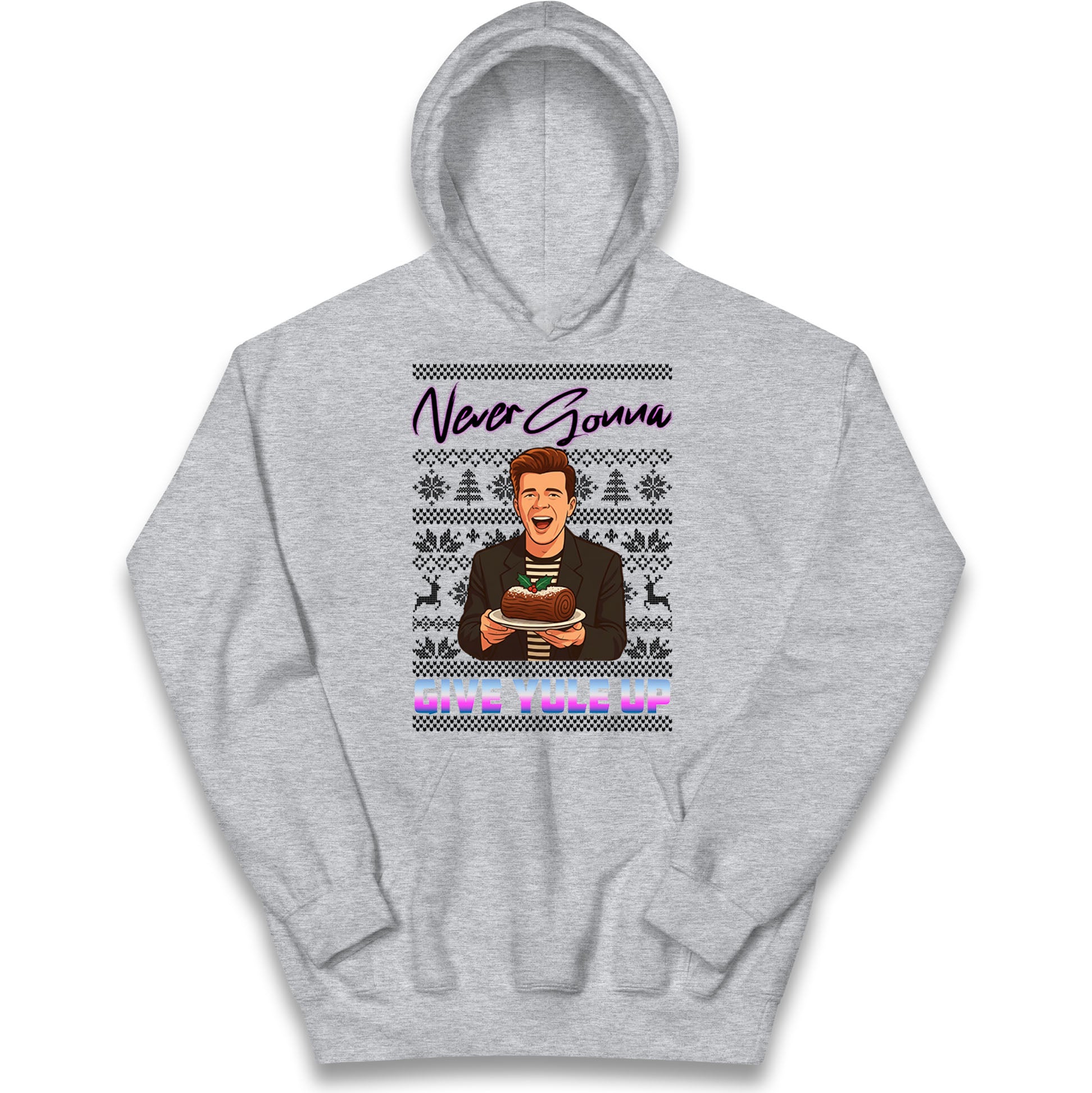 Rick Astley Christmas Kids Hoodie