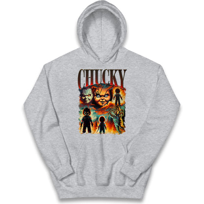 Chucky Doll Halloween Bootleg Kids Hoodie
