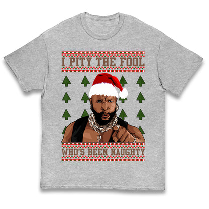 Barry Wood Whos been naughty Christmas Kids T Shirt