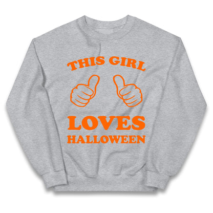 This Girl Loves Halloween Jumper
