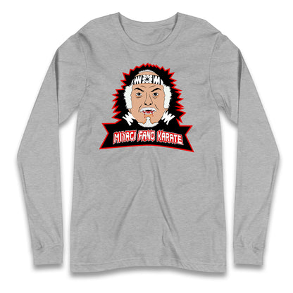 Miyagi Fang Karate Cobra Kai Long Sleeve T Shirt