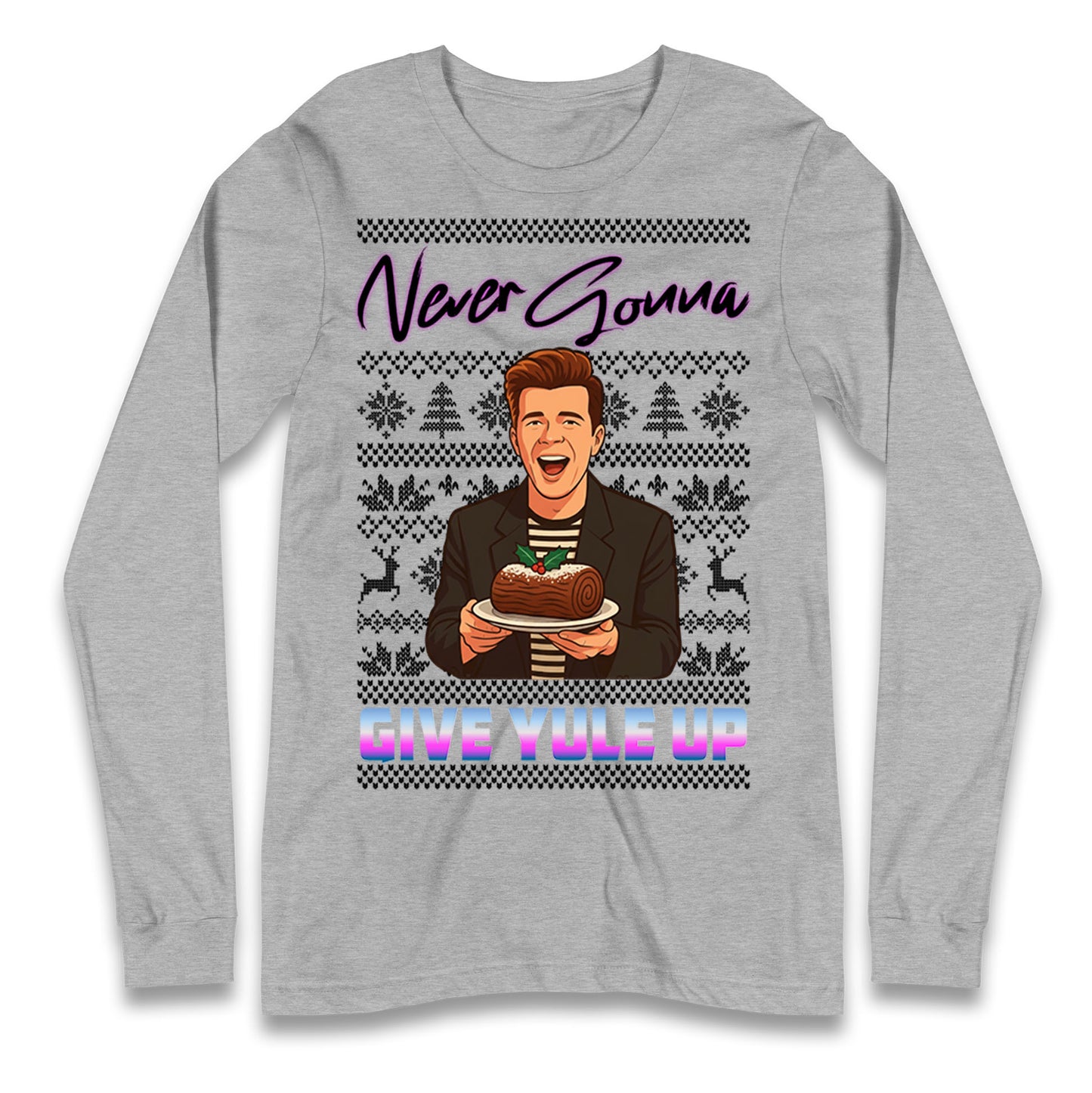 Rick Astley Christmas Longsleeve T Shirt