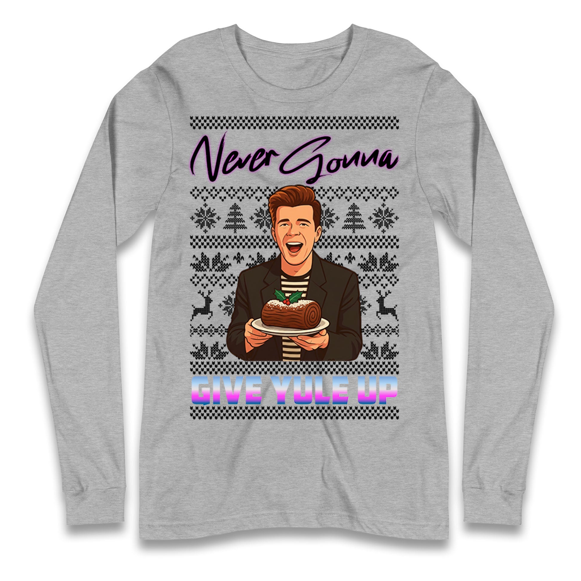 Rick Astley Christmas Longsleeve T Shirt