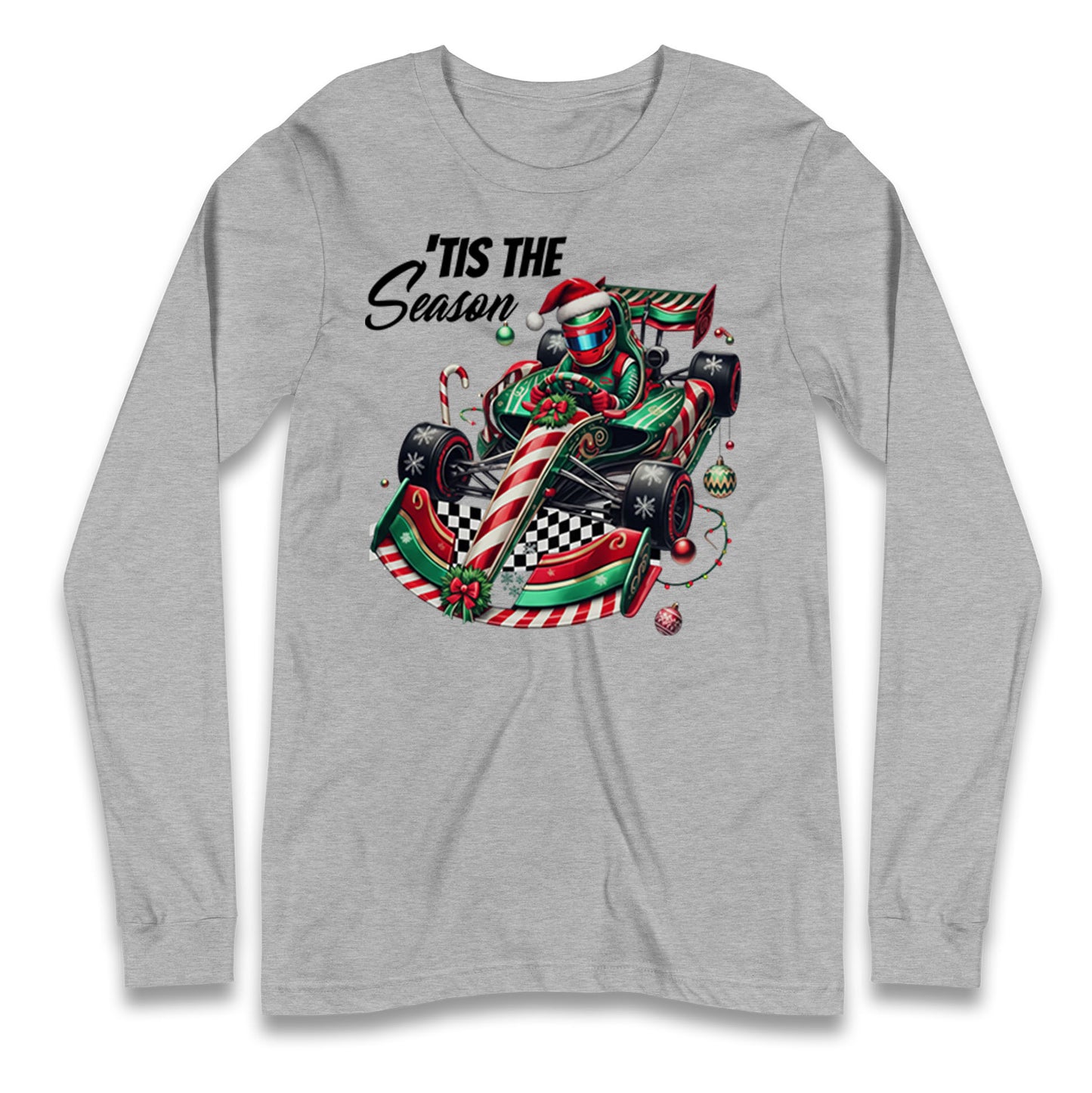F1 Karting Tis The Season Christmas Long Sleeve Shirt