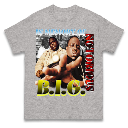 In memory of Notorious B.I.G. T Shirt