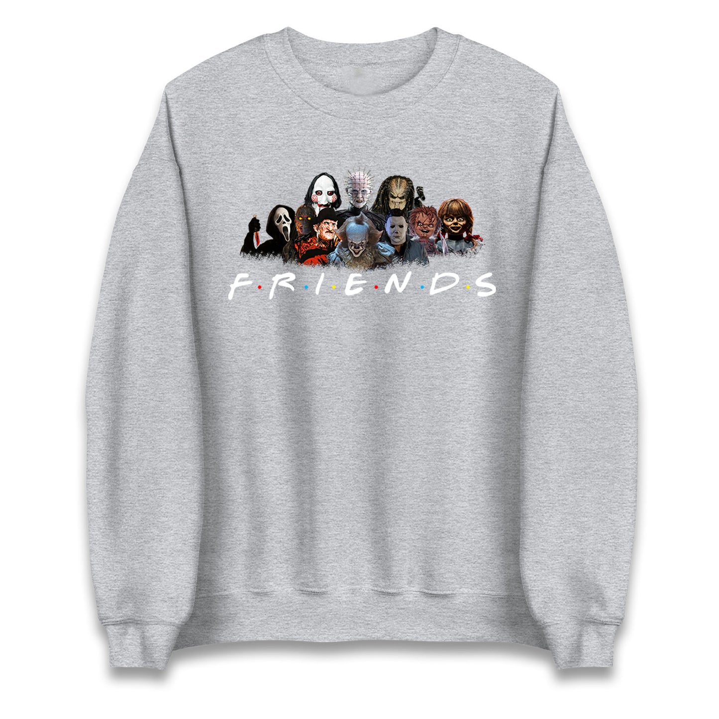 Horror Characters Friends Halloween Unisex Sweatshirt