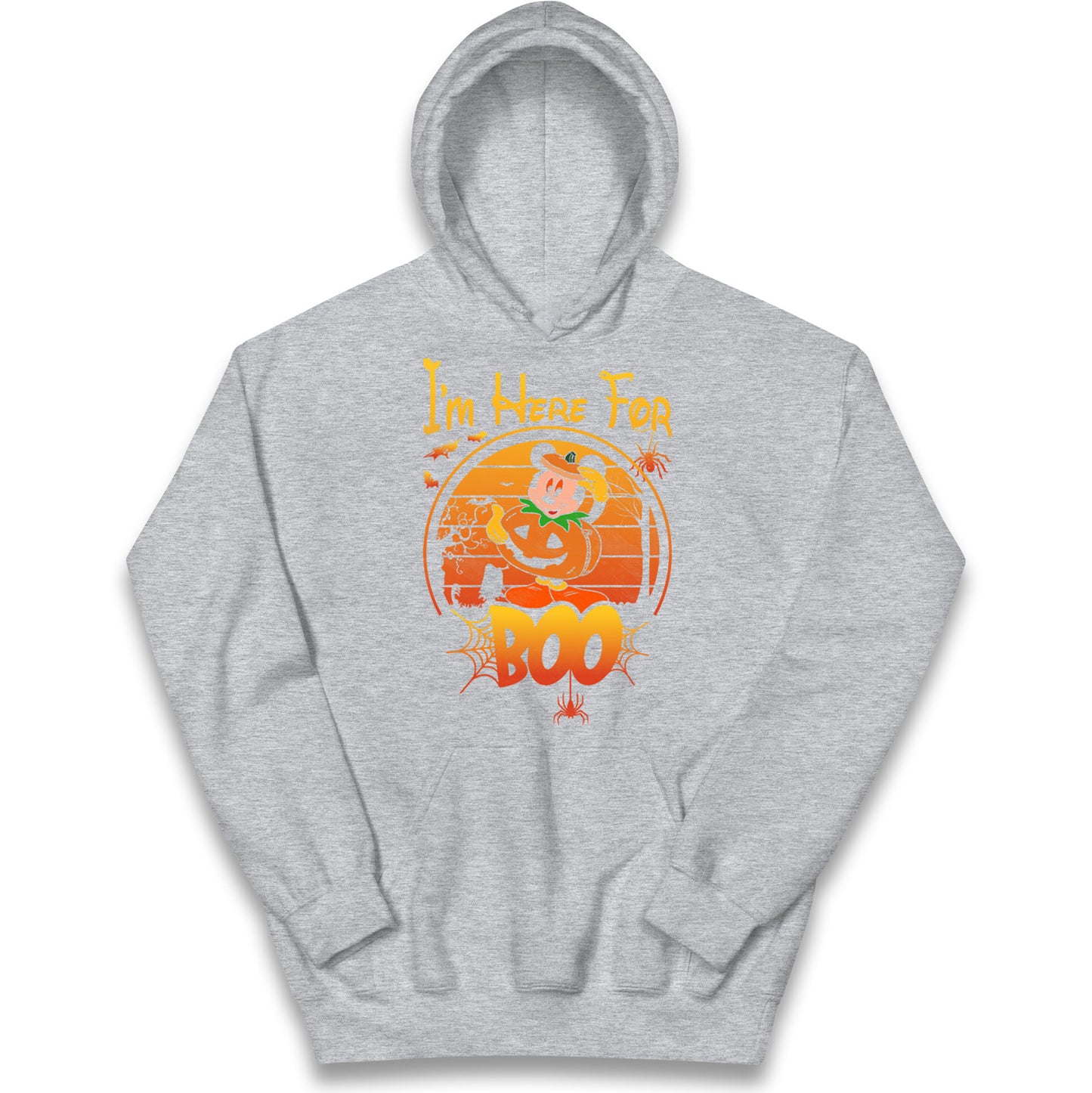 Mickey Mouse Im Here For Boo Halloween Hoodie
