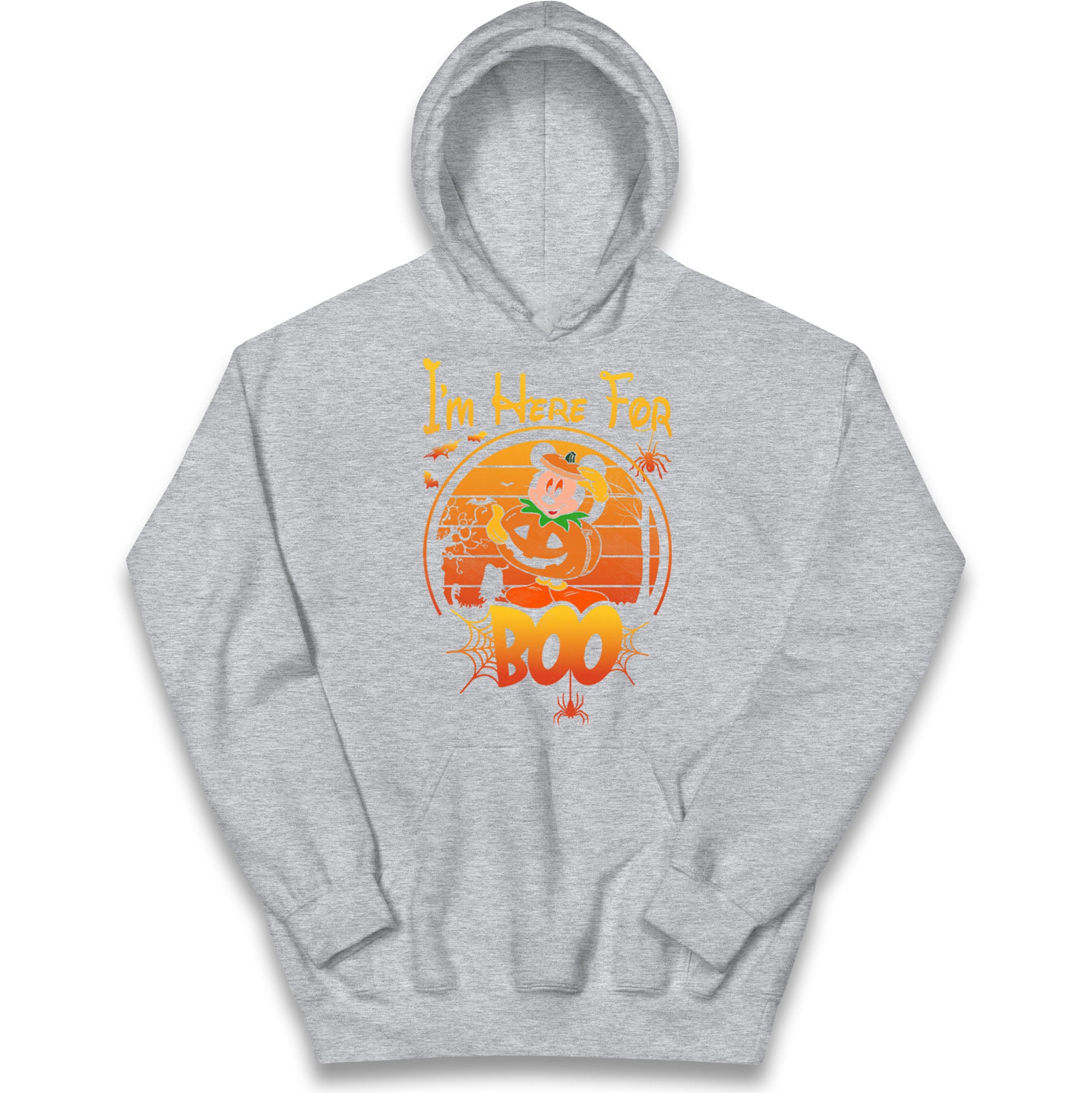 Mickey Mouse Im Here For Boo Halloween Hoodie
