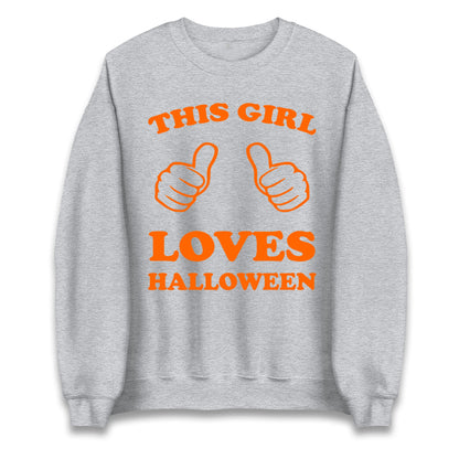 This Girl Loves Halloween Sweatshirt
