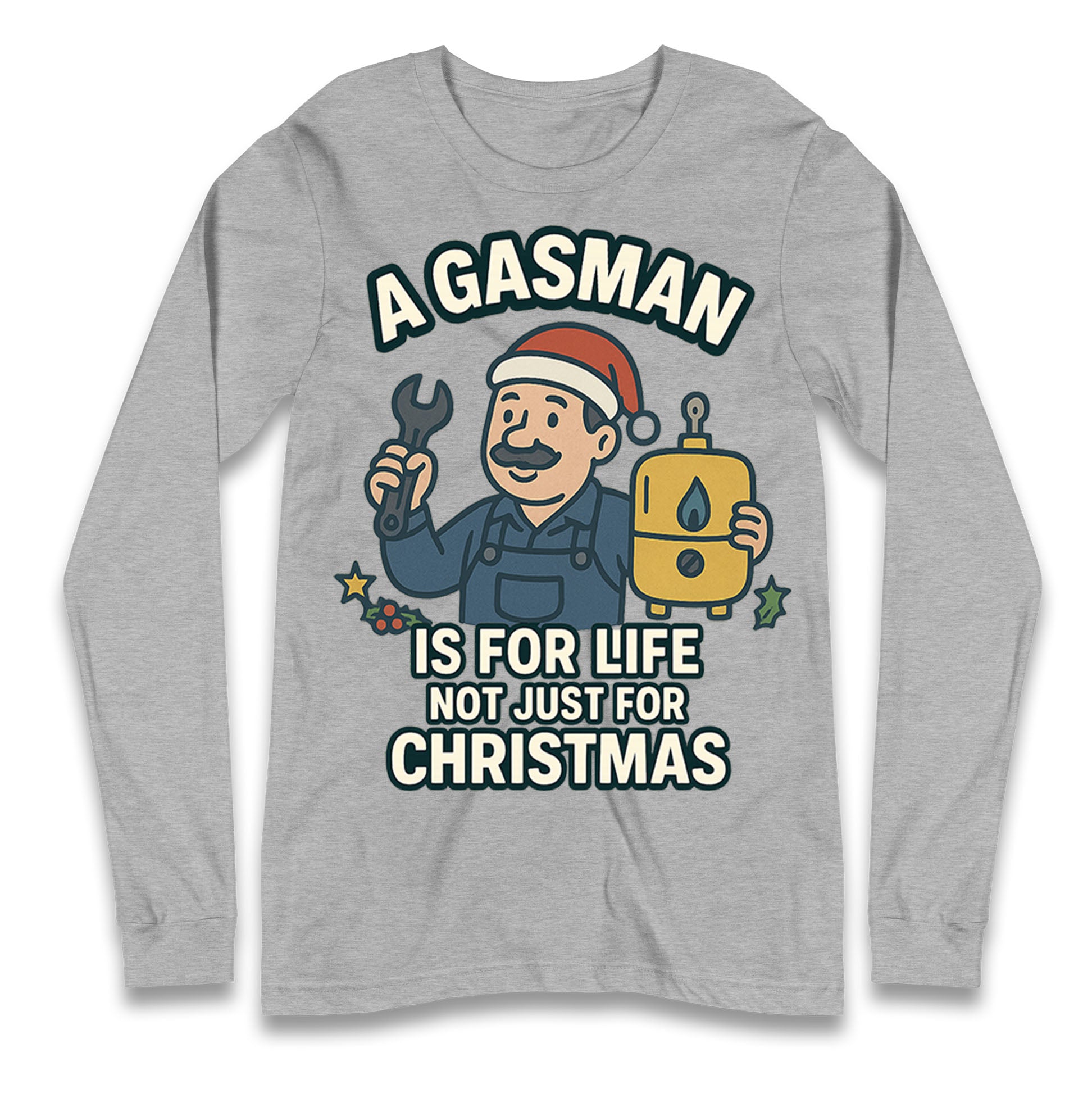 Gasman Christmas Longsleeve T Shirt