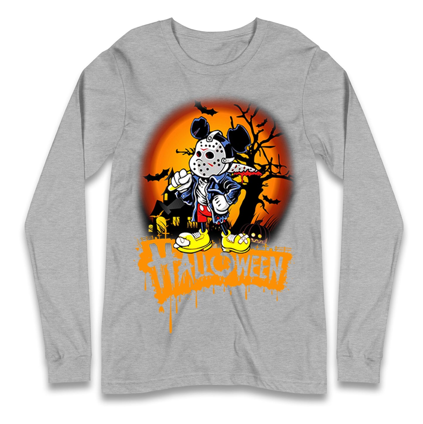 Mickey Mouse Haunted Halloween T Shirt
