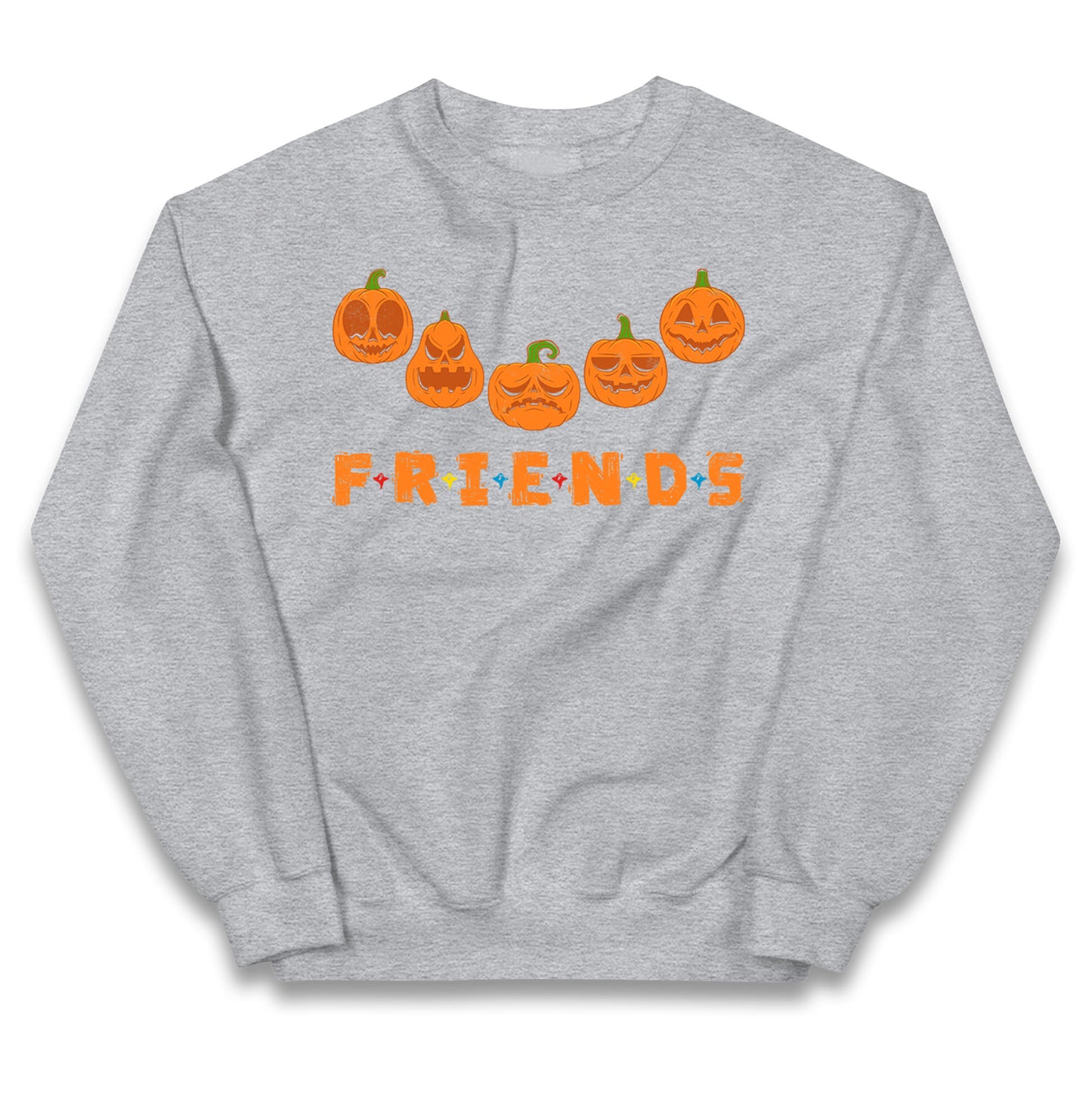 Scary Pumpkins Friends Halloween Jumper

