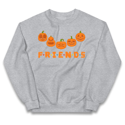 Scary Pumpkins Friends Halloween Jumper
