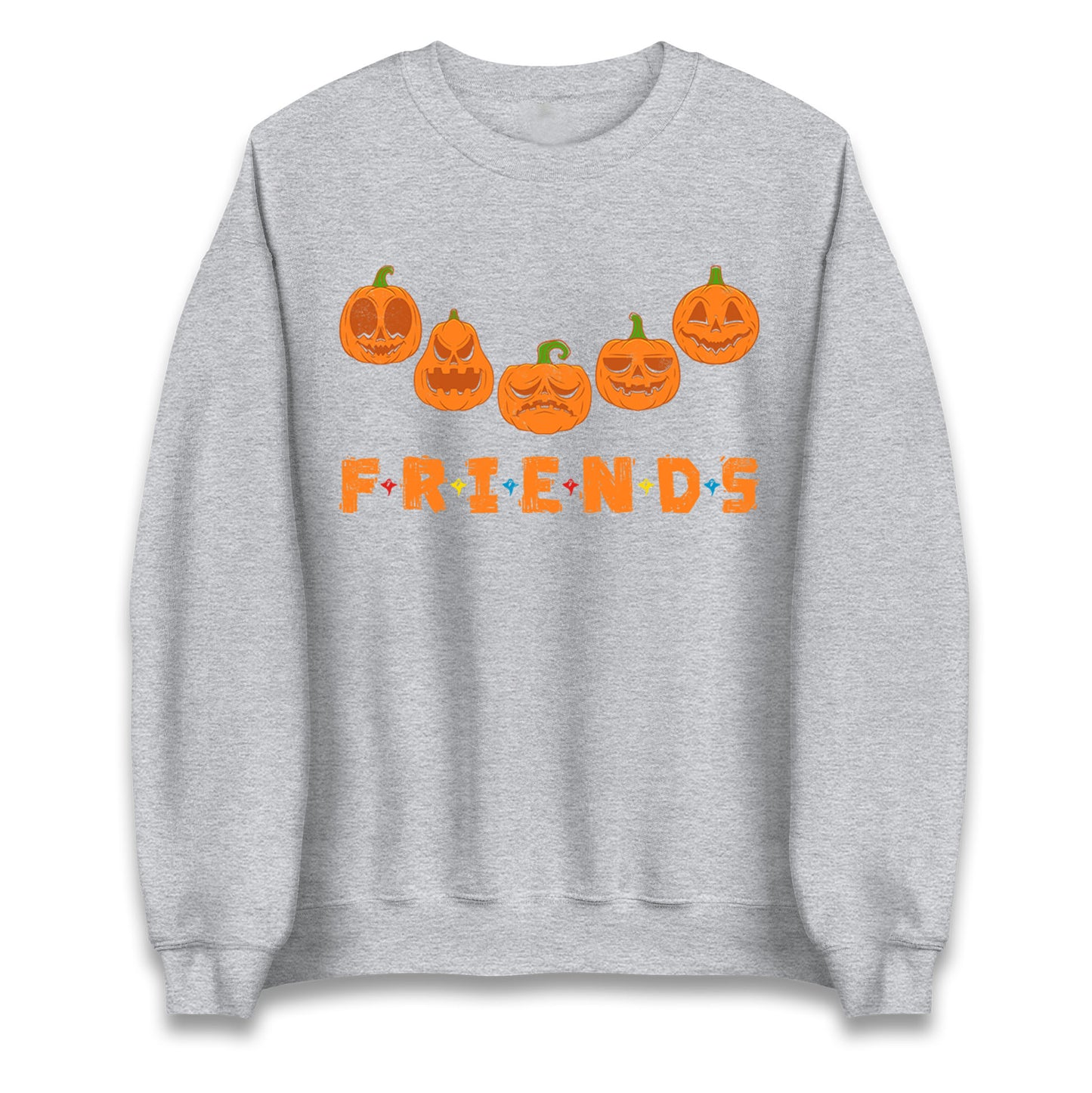 Scary Pumpkins Friends Halloween Sweatshirt

